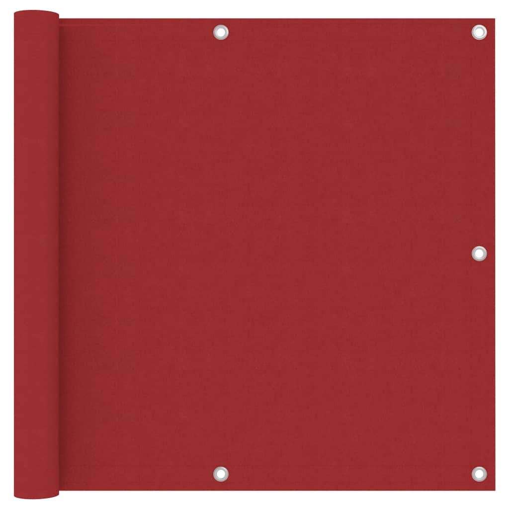 Vidaxx paravent de balcon 90x400 cm tissu oxford rouge