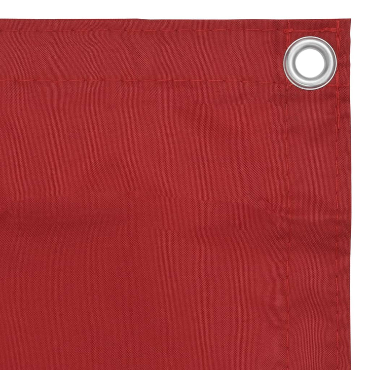 Vidaxx paravent de balcon 90x400 cm tissu oxford rouge