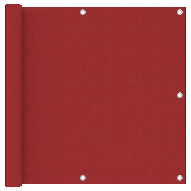 Vidaxx paravent de balcon 90x600 cm tissu oxford rouge