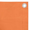 Écran de balcon Vidaxl 75x300 cm Oxford Fabric Orange