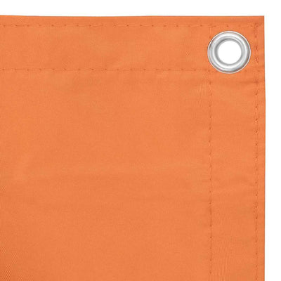 Écran de balcon Vidaxl 75x300 cm Oxford Fabric Orange