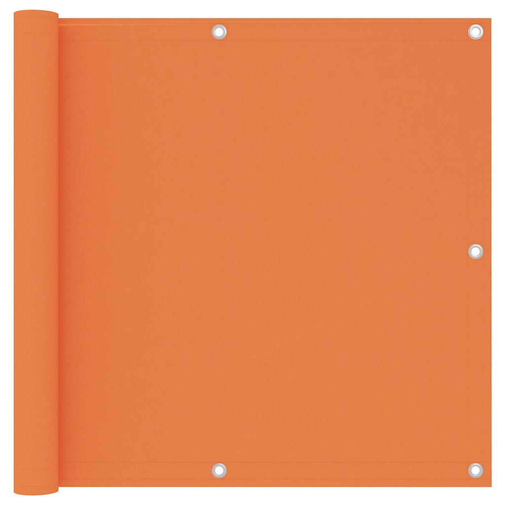 Écran de balcon Vidaxl 90x300 cm Oxford Fabric Orange