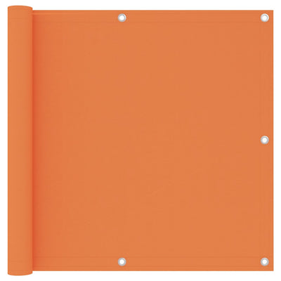 Écran de balcon Vidaxl 90x300 cm Oxford Fabric Orange
