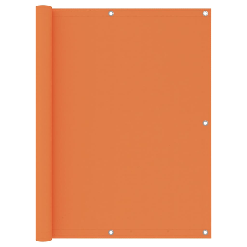 Écran de balcon Vidaxl 120x400 cm Oxford Fabric Orange