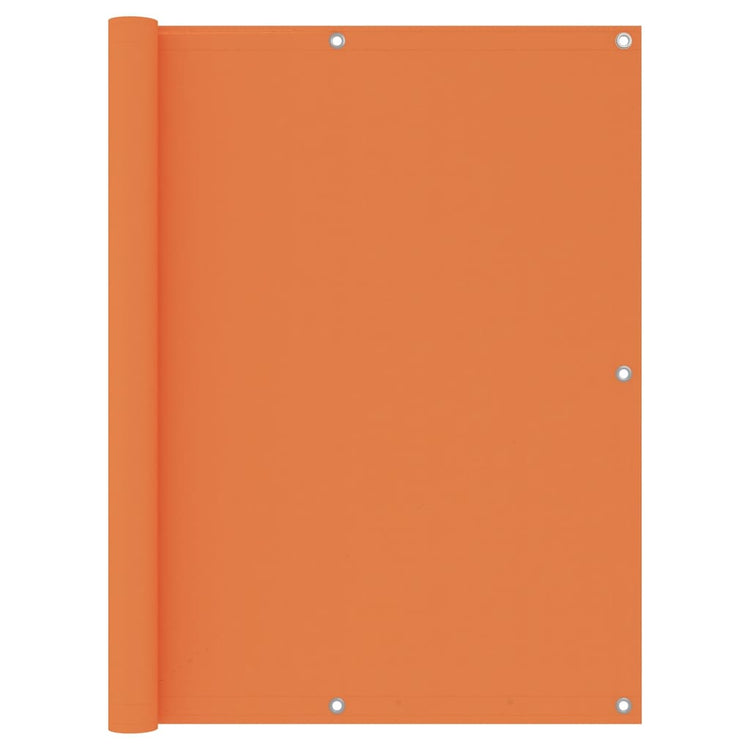 Écran de balcon Vidaxl 120x400 cm Oxford Fabric Orange