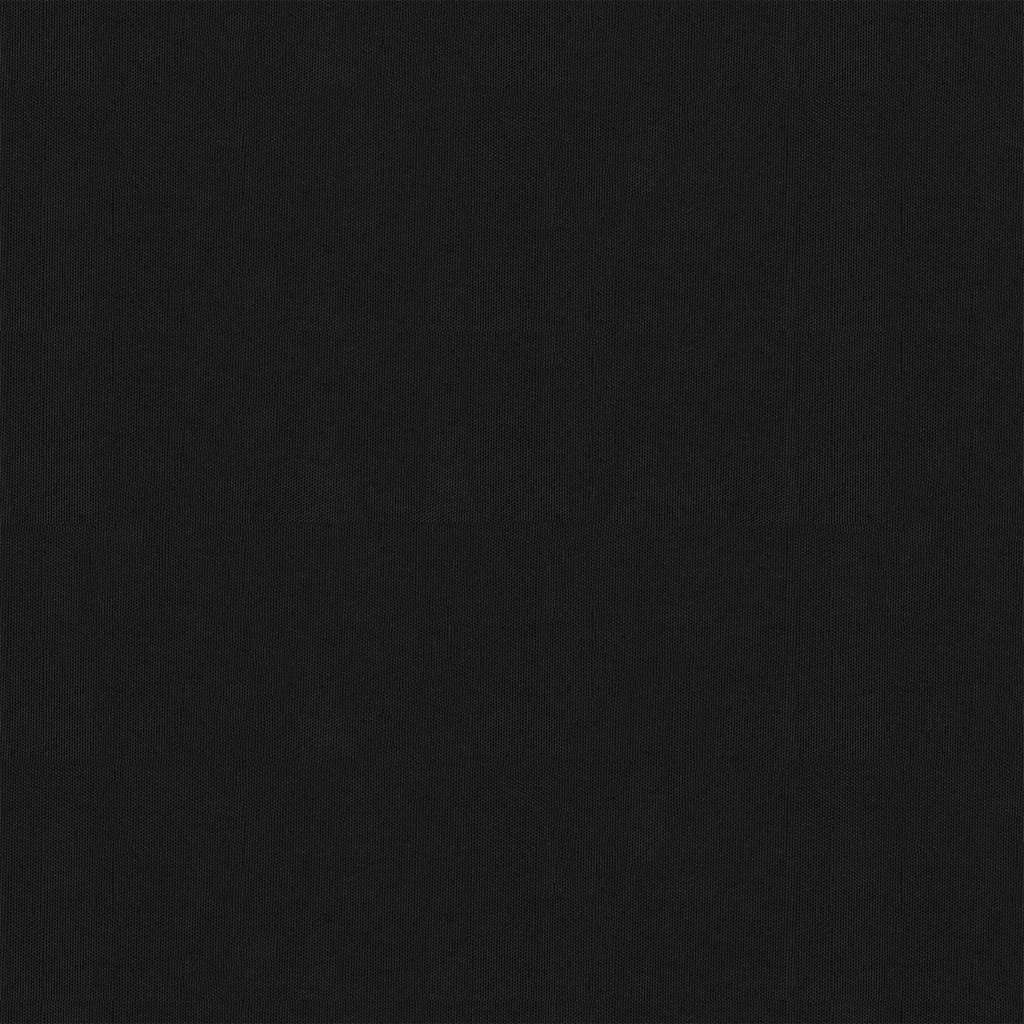 Écran de balcon Vidaxl 75x600 cm Oxford tissu noir