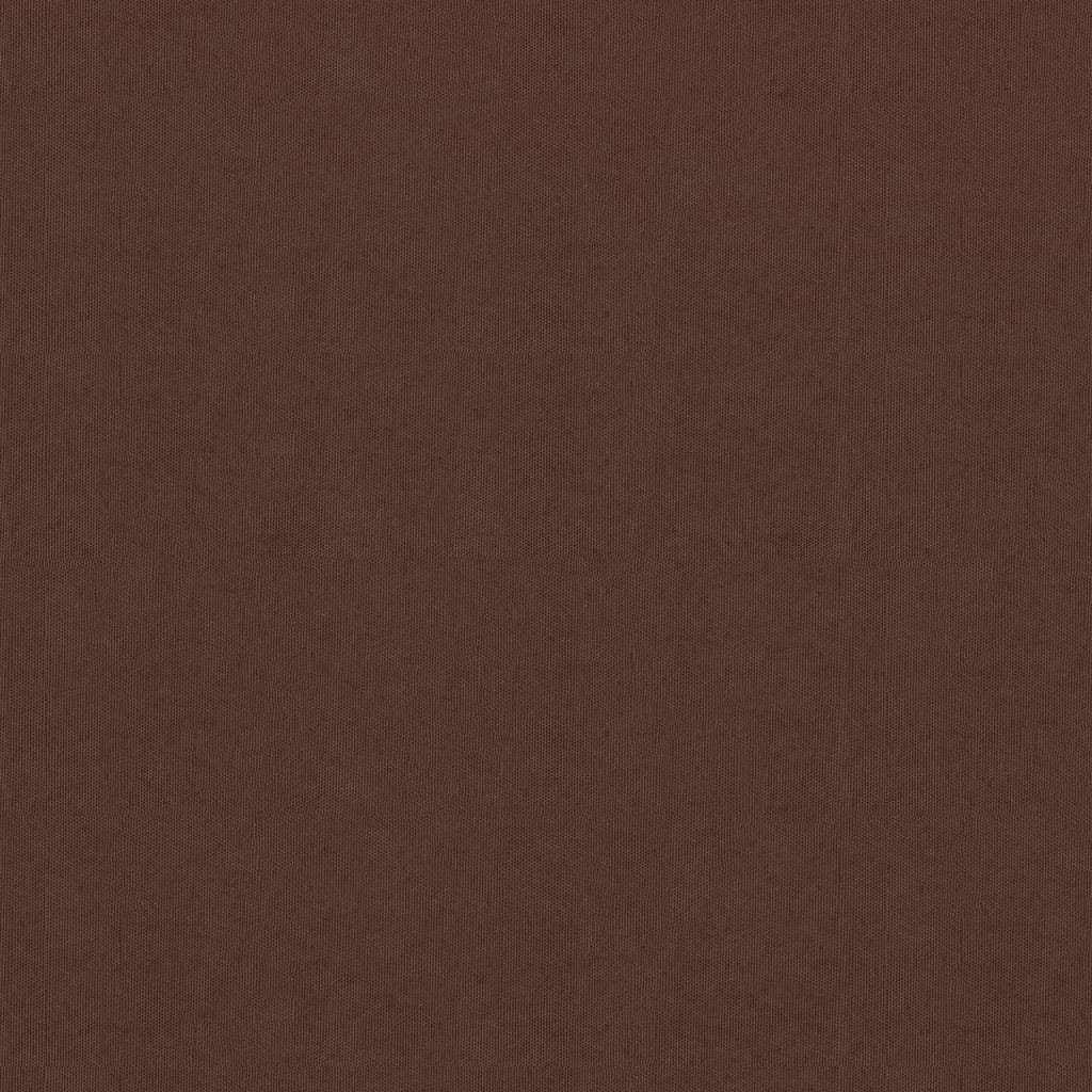 Écran de balcon Vidaxl 75x500 cm Oxford tissu brun