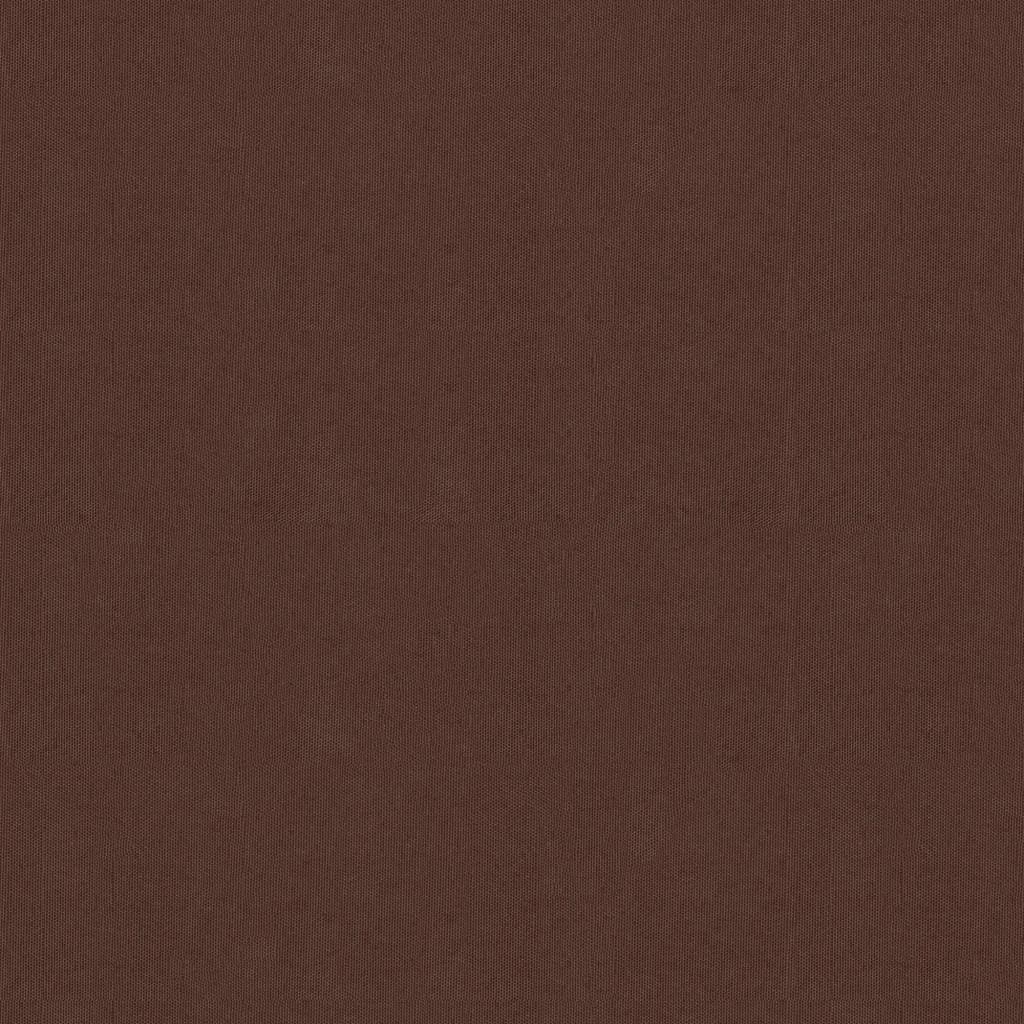 Écran de balcon Vidaxl 120x600 cm Oxford tissu marron