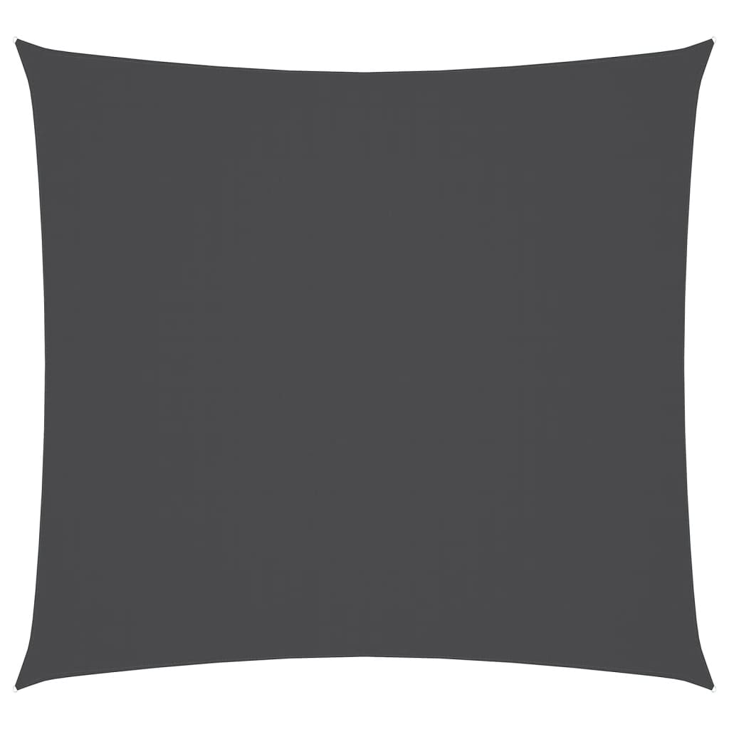 Vidaxl Sunshade Square 4x4 M Oxford tissu anthracite -colored