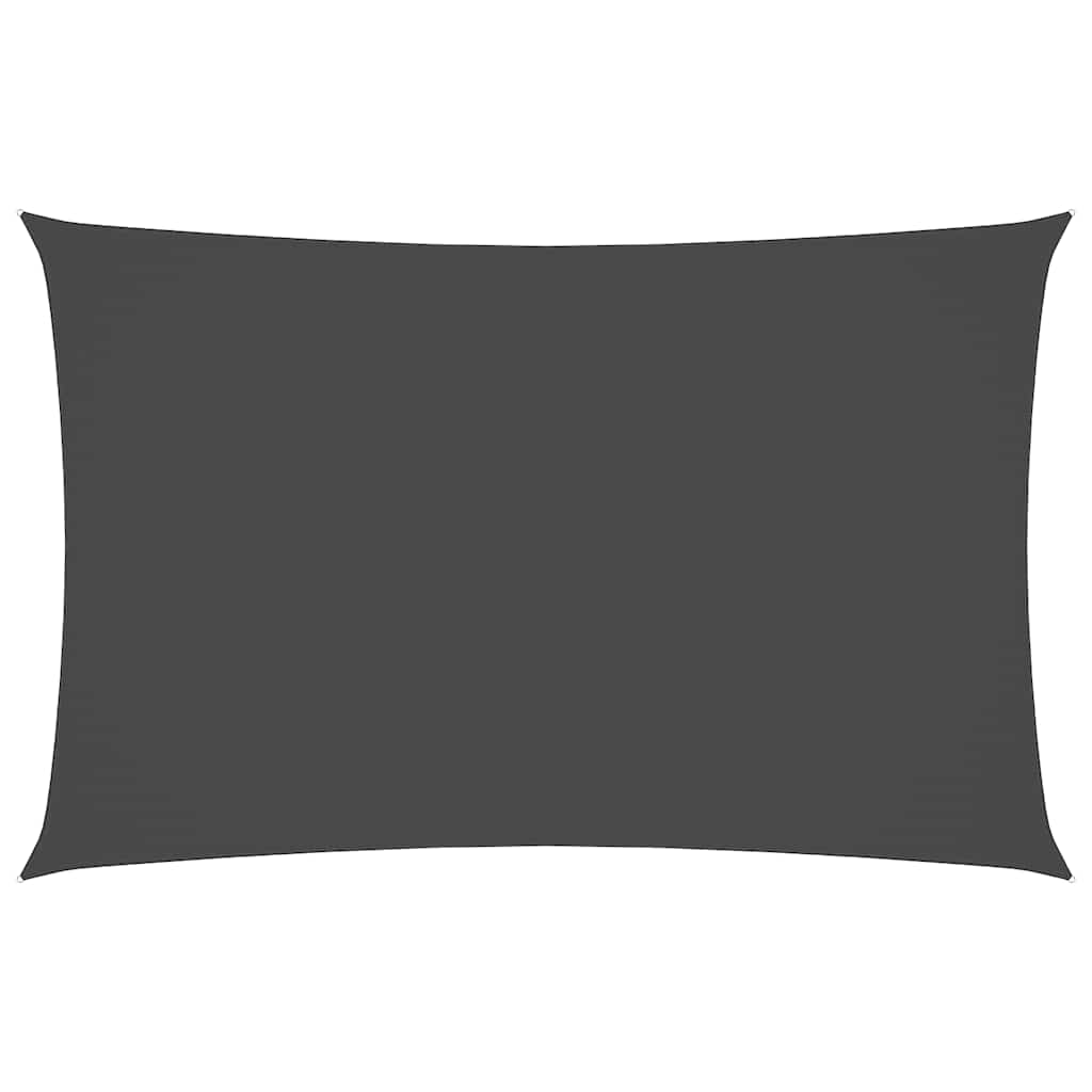 Vidaxl Sunshade rectangulaire 2x5 m oxford tissu anthracite -colored