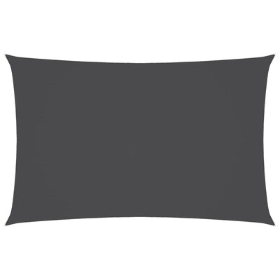 Vidaxl Sunshade rectangulaire 2,5x5 m oxford tissu anthracite -colored