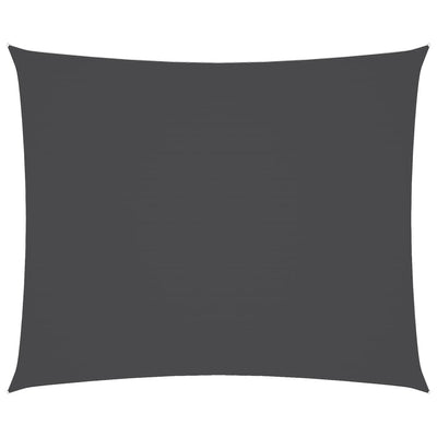 Vidaxl Sunshade rectangulaire 5x6 m oxford tissu anthracite -colored