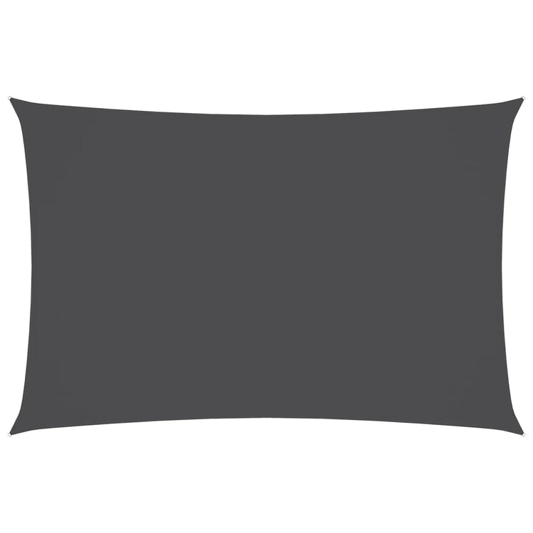 Vidaxl Sunshade rectangulaire 6x8 m oxford tissu anthracite -colored