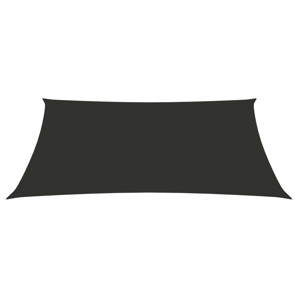 Vidaxl Zonnezeil Trapezium 2 4x3 M Oxford tissu anthracite -colored