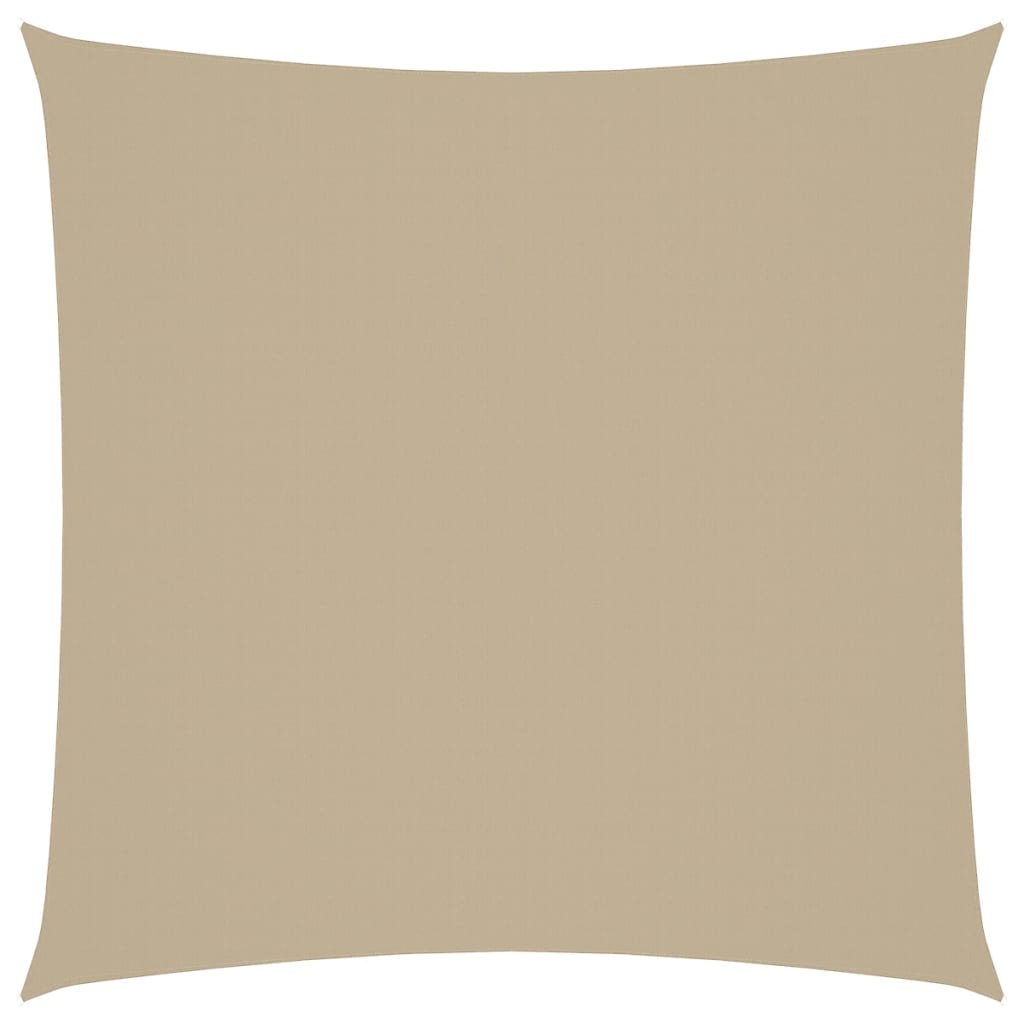 Vidaxl Sunshade Square 5x5 M Oxford Tissu beige