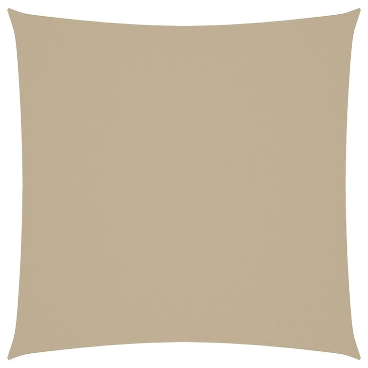 Vidaxl Sunshade Square 5x5 M Oxford Tissu beige