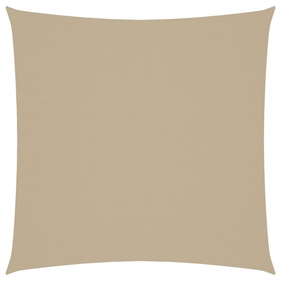Vidaxl Sunshade Square 7x7 M Oxford Tissu beige