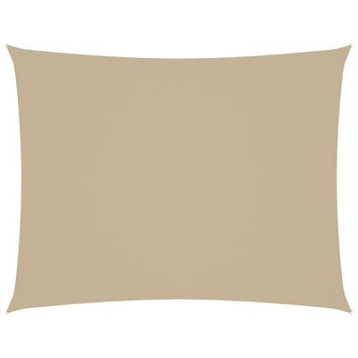 Vidaxl Sunshade Rectangular 2x3,5 M Oxford Fabric Beige