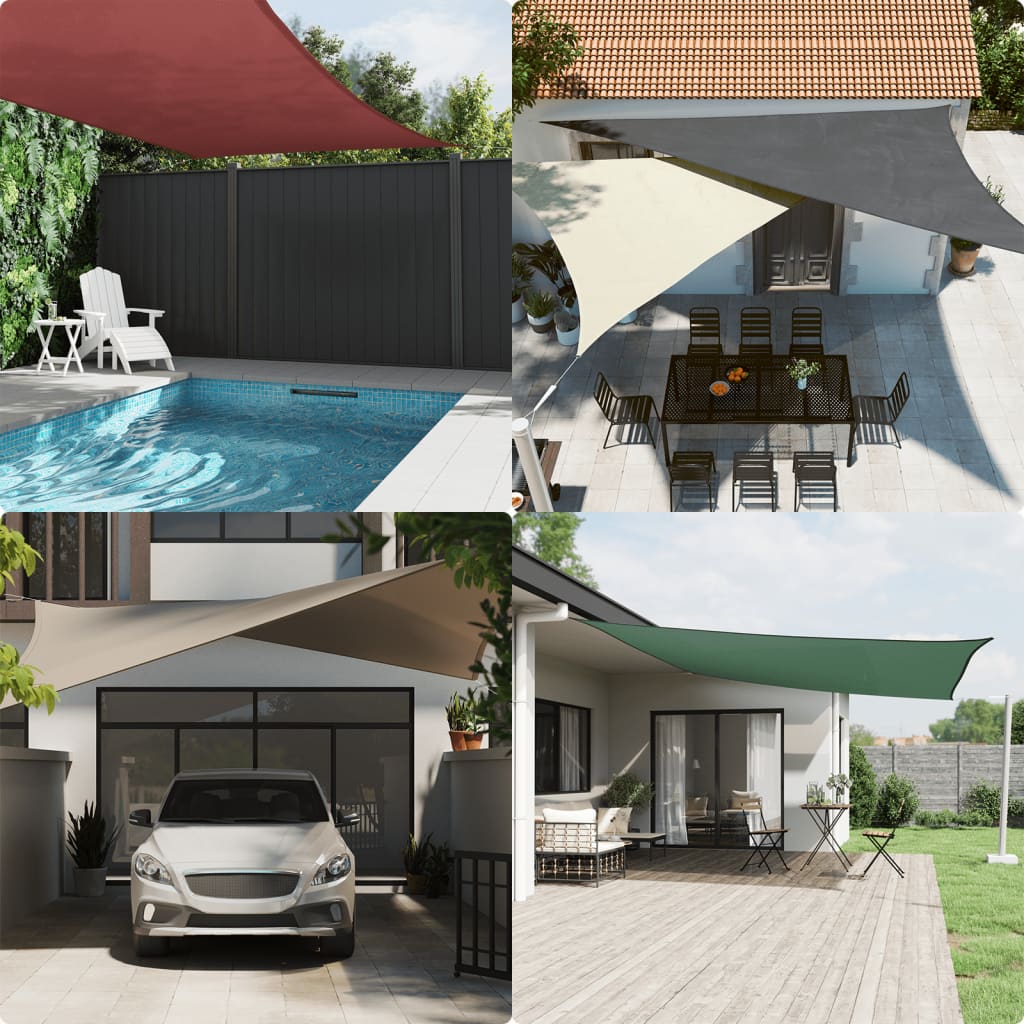 Vidaxl Sunshade rectangulaire 3,5x4,5 m Oxford tissu beige