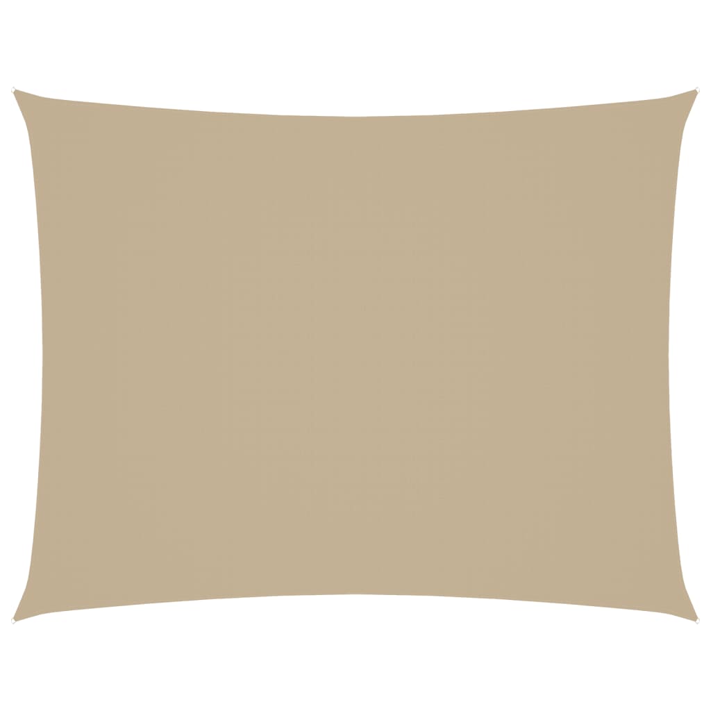 Vidaxl Sunshade rectangulaire 3,5x5 m oxford tissu beige