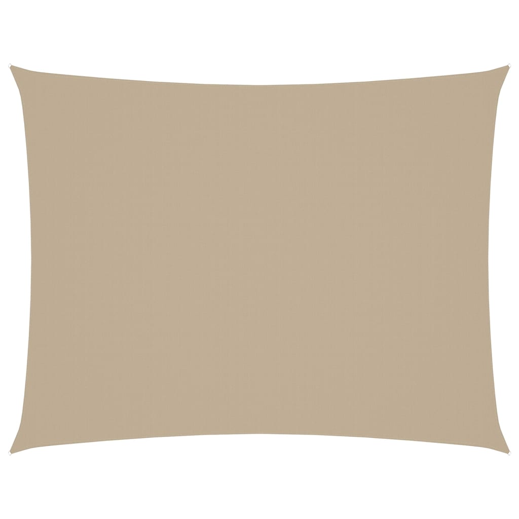 Vidaxx parasol rectangulaire 5x6 m tissu oxford beige