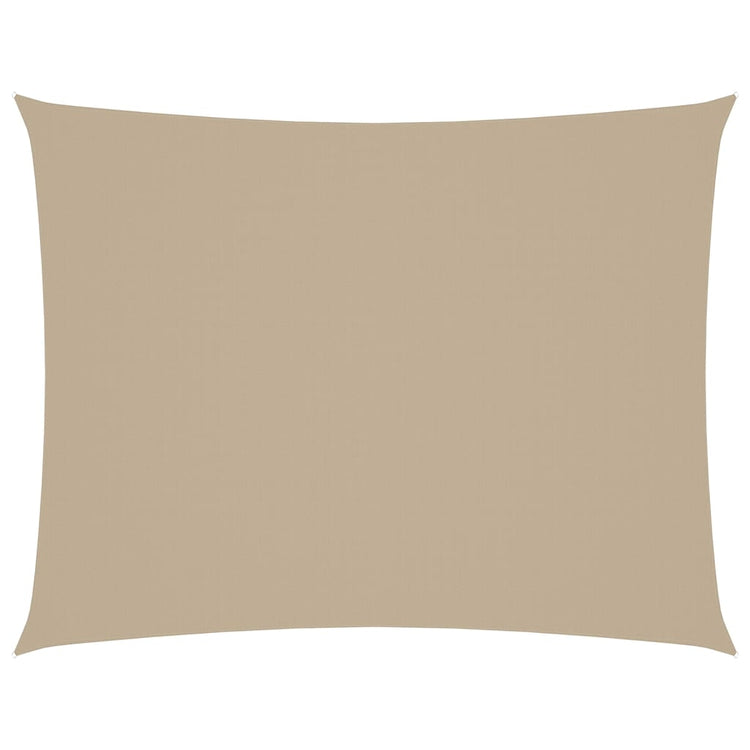 Vidaxx parasol rectangulaire 5x6 m tissu oxford beige