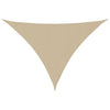 Vidaxx auvent triangulaire 5x7x7 m tissu oxford beige