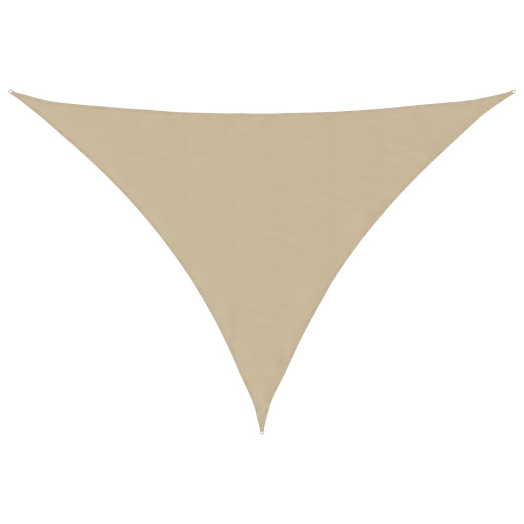 Vidaxx auvent triangulaire 5x7x7 m tissu oxford beige