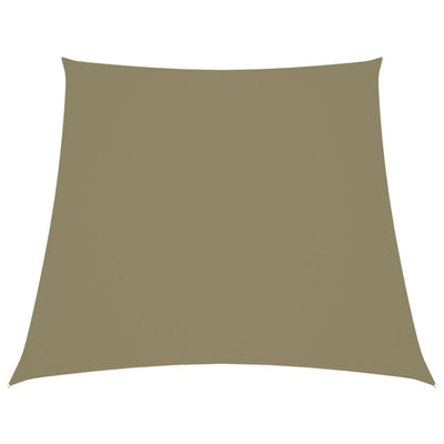 Vidaxl Zonnezeil Trapezium 2 4x3 M Oxford Tissu beige