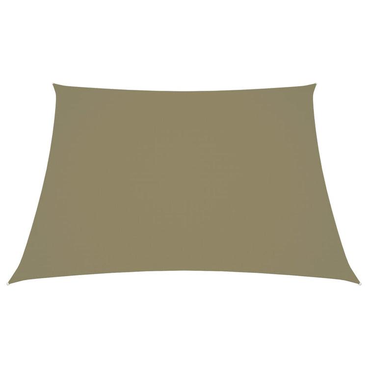 Vidaxl Sunshade Trapezium 3 4x3 M Oxford Fabric Beige