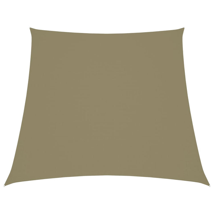 Vidaxl Sunshade Trapezium 4 5x4 M Oxford Fabric Beige