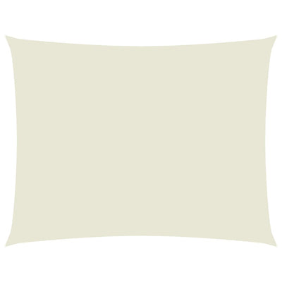 Vidaxl Sunshade rectangulaire 3,5x4,5 m Oxford Fabric Crème -Colored