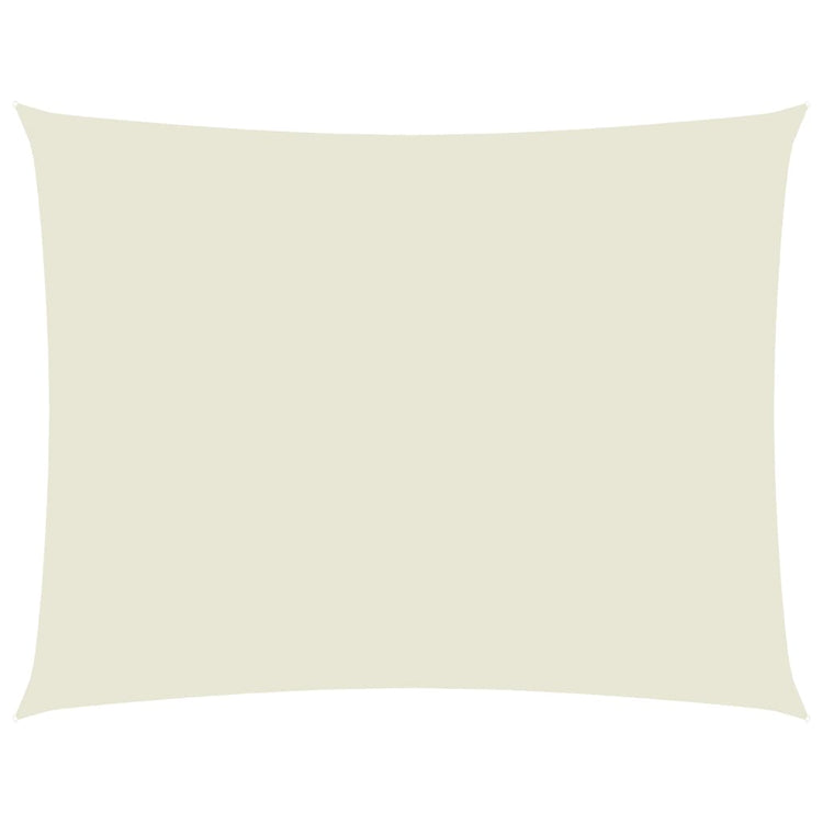 Vidaxl Sunshade rectangulaire 3,5x4,5 m Oxford Fabric Crème -Colored