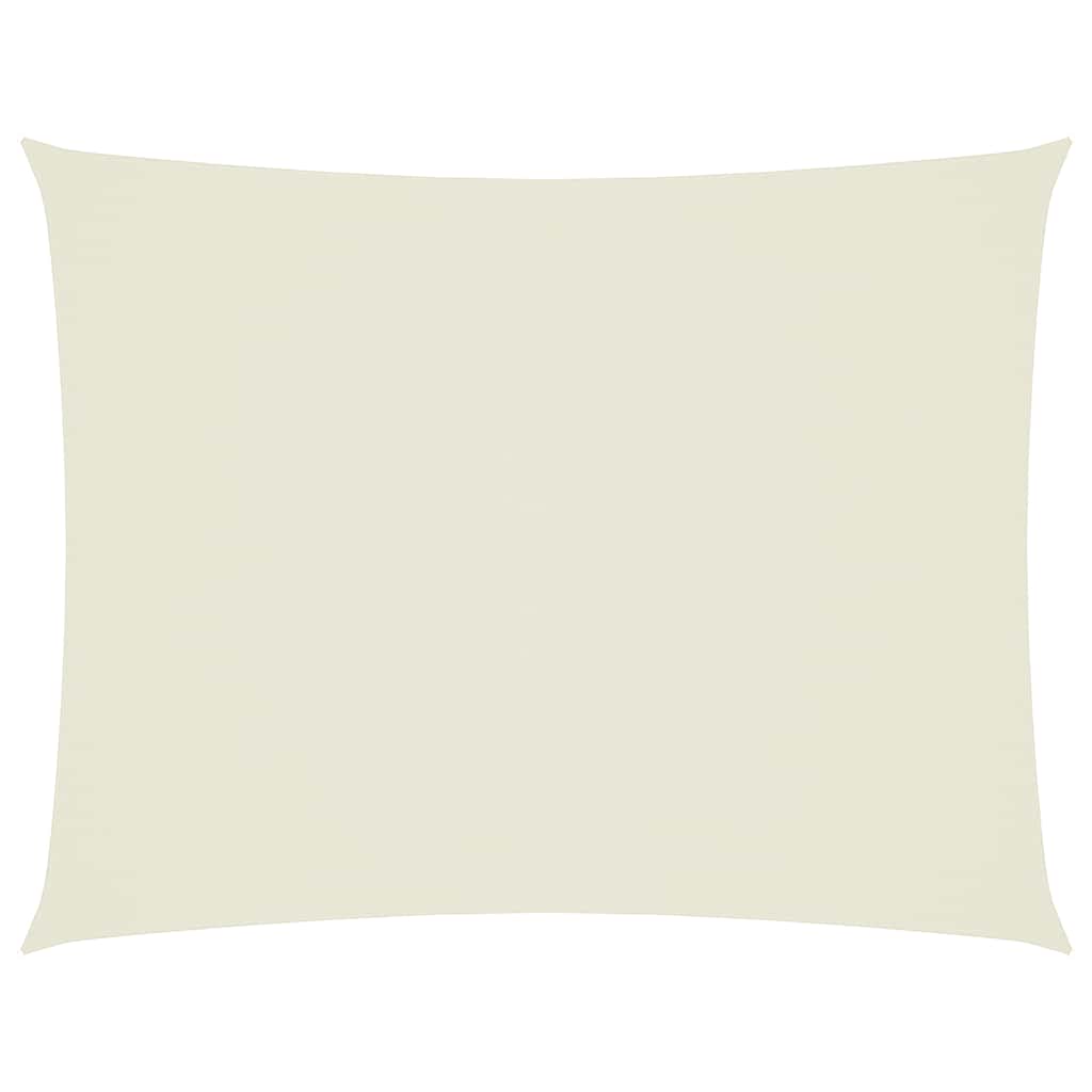 Vidaxl Sunshade rectangular 5x7 m oxford tissu crème coloré