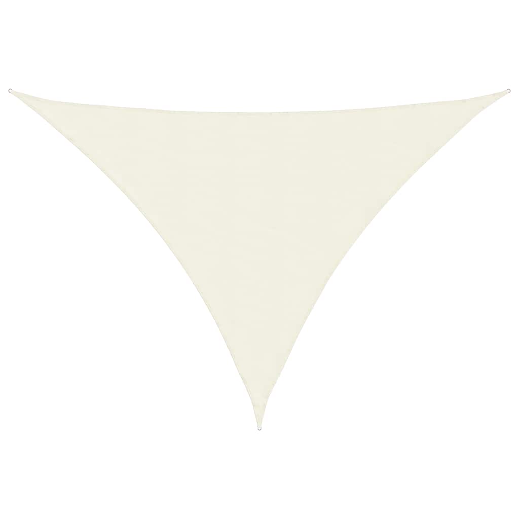 Vidaxl Sunshade triangulaire 2,5x2.5x3,5 m Oxford Fabric Crème -Colored