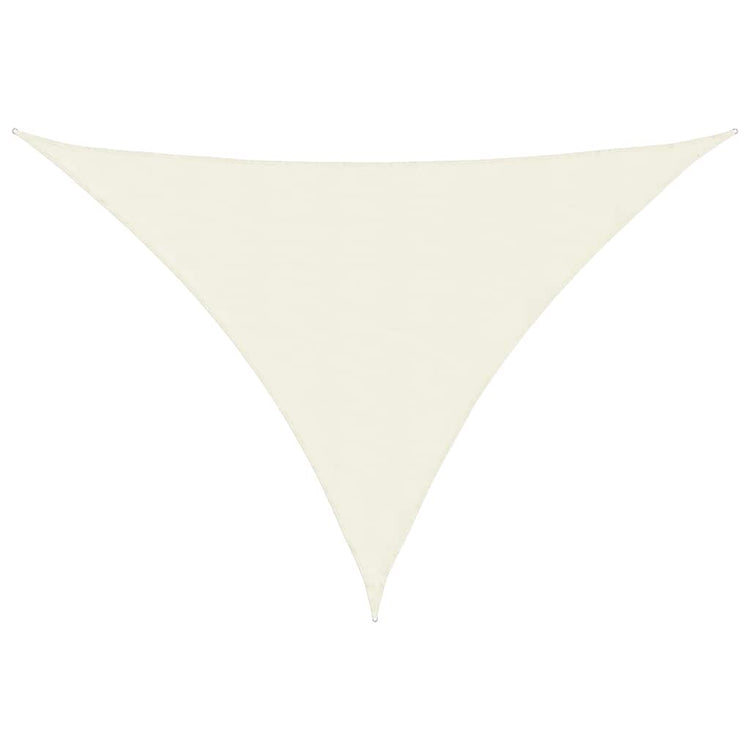 Vidaxl Sunshade triangulaire 2,5x2.5x3,5 m Oxford Fabric Crème -Colored
