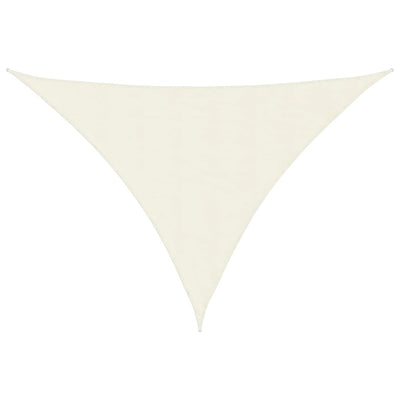 Vidaxl Auvent triangulaire 3x4x5 m Oxford Fabric Crème coloré