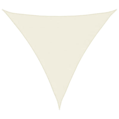 Vidaxl Sunshade triangulaire 4.5x4.5x4.5 m Oxford Fabric Crème -Colored