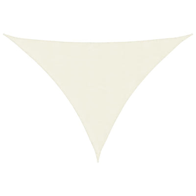 Vidaxl Sunshade triangulaire 5x6x6 m Oxford tissu crème -colored