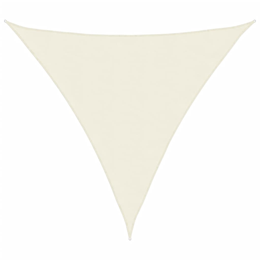 Vidaxl Sunshade triangulaire 6x6x6 m Oxford tissu crème coloré
