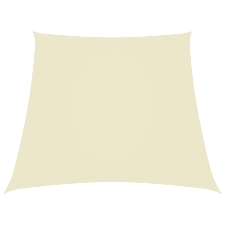 Vidaxl Sunshade Trapezium 3 4x3 M Oxford Tissu Cream -Colored