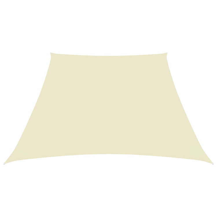 Vidaxl Zonnezeil Trapezium 3 5x4 M Oxford Tissu Cream -Colored