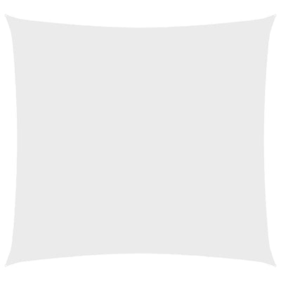 Vidaxl Sunshade Square 3,6x3,6 m Oxford tissu blanc