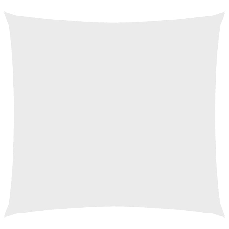Vidaxl Sunshade Square 3,6x3,6 m Oxford tissu blanc