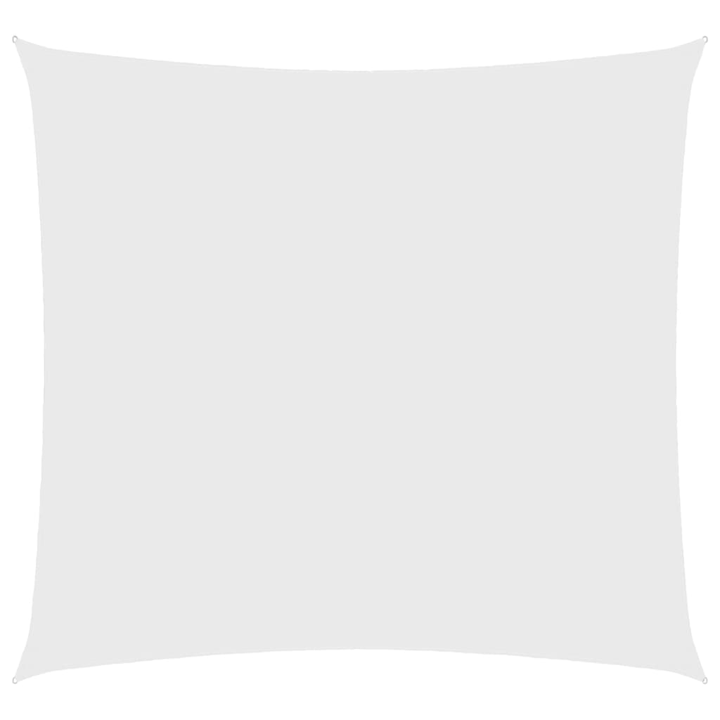 Vidaxl Sunshade Square 4x4 M Oxford tissu blanc