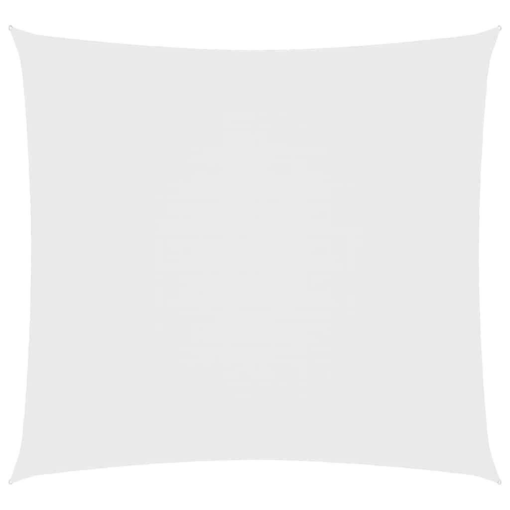 Vidaxl Sunshade Square 6x6 m Oxford Tissu blanc