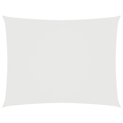 Vidaxl Sunshade rectangulaire 2,5x3,5 m Tissu oxford blanc