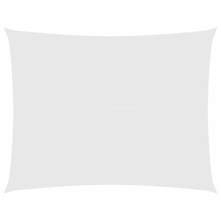 Vidaxl Sunshade rectangulaire 2,5x4 m Oxford tissu blanc
