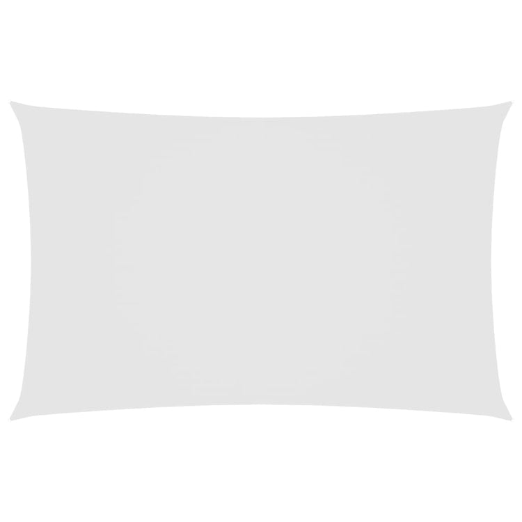Vidaxl Sunshade rectangulaire 2,5x5 m oxford tissu blanc