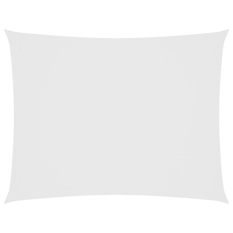 Vidaxl Sunshade rectangular 3x4 m oxford tissu blanc